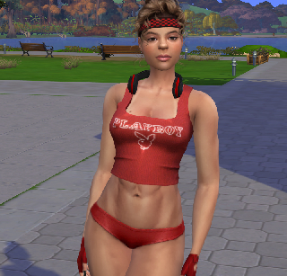 sims 4 premium cc download girl Sandra Restrepo by Bonita100 Body View