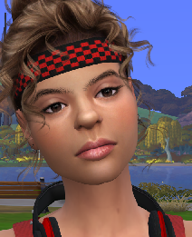 sims4 custom character download brown hair female Sandra Restrepo by Bonita100 Face View