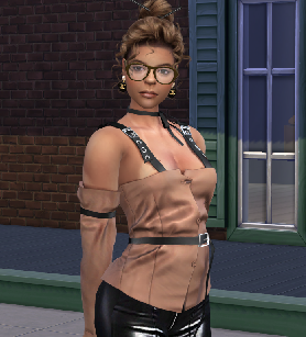the sims 4 custom sim download girl Sandra Restrepo by Bonita100 Body View