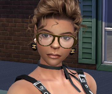 sims custom content download brown hair female Sandra Restrepo by Bonita100 Face View