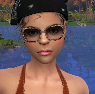 sims 4 alpha cc download brown hair female Sandra Restrepo by Bonita100 Face View