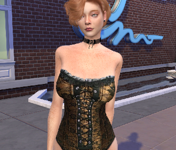 the sims 4 cc download redhead female Amanda OMalley by Bonita100 Body View