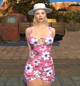 sims high detail download blonde female Savannah Weiss by Bonita100 Body View
