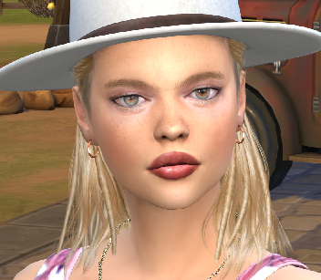 sims game premium cc download girl Savannah Weiss by Bonita100 Face View