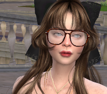 sims 4 custom content download brown hair female Katie Clarke by Bonita100 Face View