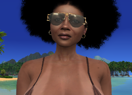 sims 4 custom character download woman Yolaida Torres by Bonita100 Face View
