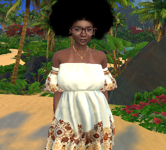 sims4 custom sim download black girls female Yolaida Torres by Bonita100 Body View