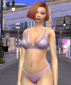 sims 4 cc download asian girls female Yu Xin Wu by Bonita100 Body View