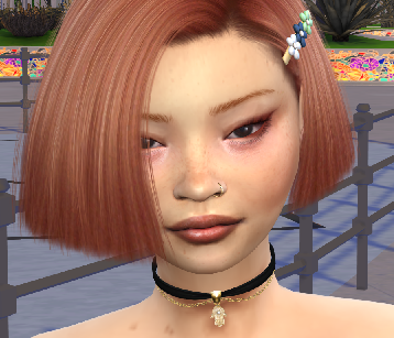 sims 4 premium cc download girl Yu Xin Wu by Bonita100 Face View