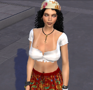 the sims 4 high detail download occult female Coral Montoya by Bonita100 Body View