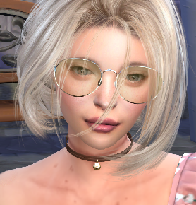 the sims 4 cc download blonde female Lucie Novakova by Bonita100 Face View