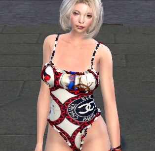 sims alpha cc download girl Lucie Novakova by Bonita100 Body View