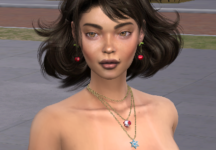 sims 4 custom content download brunette female Norelys Bermudez by Bonita100 Face View