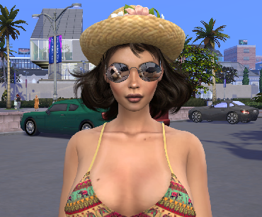 the sims 4 alpha cc download brunette female Norelys Bermudez by Bonita100 Face View
