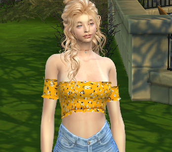 sims custom sim download girl Zofia Zielinska by Bonita100 Body View